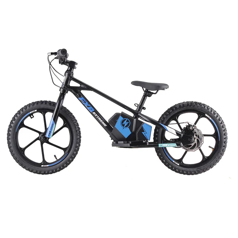 HKM-953939 Kids 16 Inch Electric Balance Bike with Brushless Hub Motor, 36V 350W, Disc Brake, Aluminum Frame