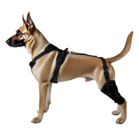 HKM-9540285 Pet Leg and Joint Protection Sleeves in Black - Casual Diving Fabric for Dogs, Available in M, L, XL