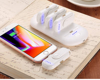 HKM-954067 Portable Magnetic Charging Station with 5000mAh Base and Four 1000mAh Finger Chargers