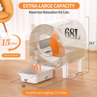 HKM-954131 Automatic Self-Cleaning Cat Litter Box with Tuya App Control