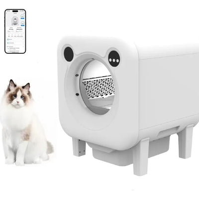 HKM-954131 Automatic Self-Cleaning Cat Litter Box with Tuya App Control
