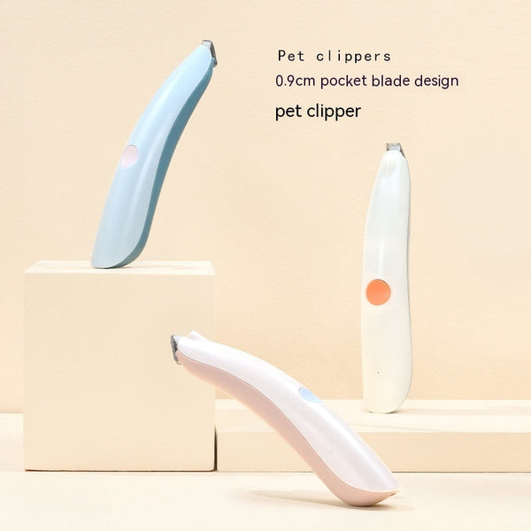 HKM-9542077 Electric Pet Cat Clipper - Automatic Foot Grooming Device with Rechargeable Battery
