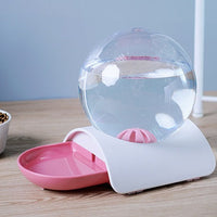 HKM-9542333 Non-Wet Mouth Water Dispenser for Cats - 2.8L Capacity with Compact Design and Dust-Proof Bowl