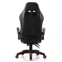 HKM-954387 Ergonomic Purple and Black Gaming Chair with Footrest, Leather Finish, Customisable Design