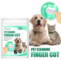 HKM-9544125 Pet Dental Cleaning Finger Stall - 20 Antibacterial Tooth Covers for Fresh Breath and Gum Care