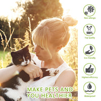HKM-9544253 Adjustable Pet Insect Repellent Collar - Cat Gray, Suitable for Various Occasions and Seasons