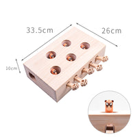 HKM-9544893 Interactive Wooden Gopher Cat Toy for Engaging Playtime