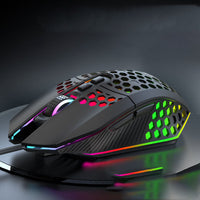 HKM-954579 Luminous Wired Gaming Mouse with 8000 DPI for Desktop and Laptop Use