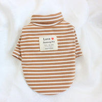 HKM-9546813 Cozy Cotton Vest Suit for Pets - High Collar Bottoming Shirt in Multiple Sizes