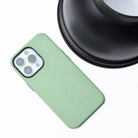 HKM-954771 Genuine Leather All-Inclusive Magnetic Phone Case for iPhone 13 Series