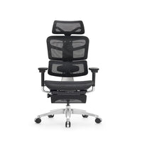 HKM-954963 Ergonomic Mesh High Back Office Chair with Adjustable Headrest - Modern Swivel Executive Design, BIFMA Standard