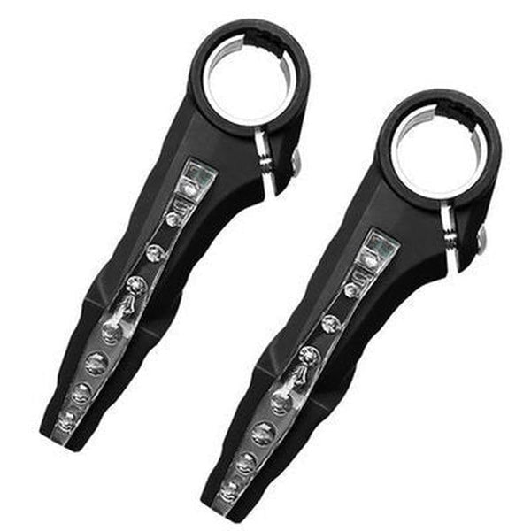 HKM-955027 Bicycle LED Steering Handlebar Lamp with Horn and Warning Light for Mountain Bikes