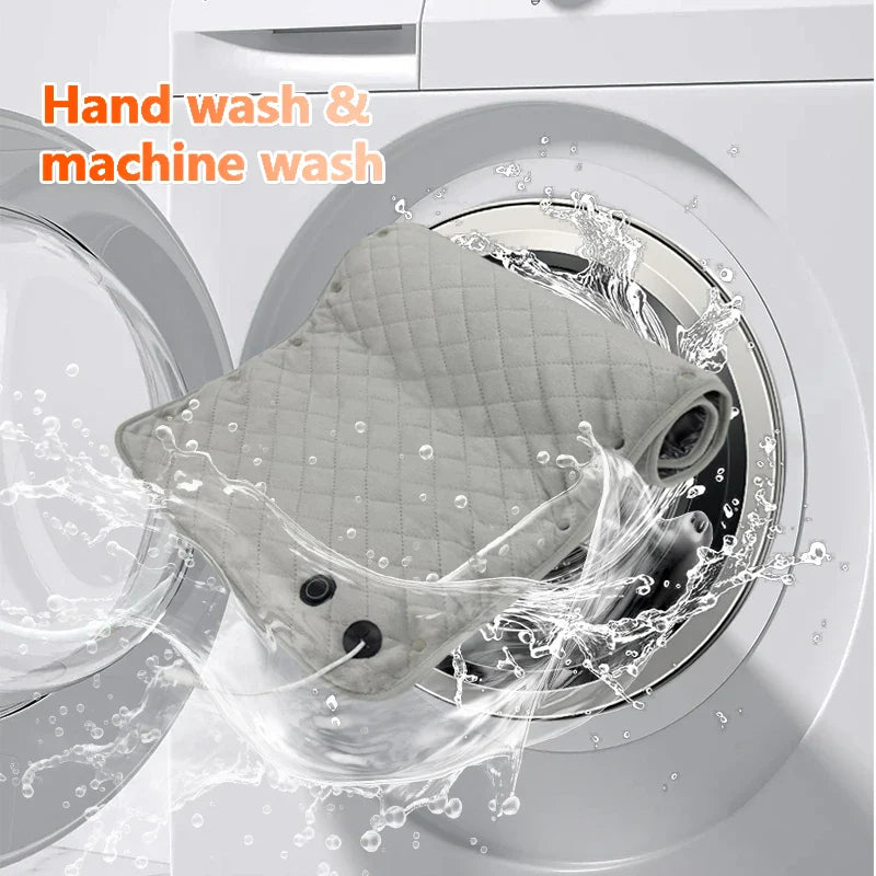 HKM-955027 Portable Heated Seat Cushion for Outdoor and Office Use, Cordless USB Battery-Powered Electric Heating Pad