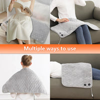 HKM-955027 Portable Heated Seat Cushion for Outdoor and Office Use, Cordless USB Battery-Powered Electric Heating Pad