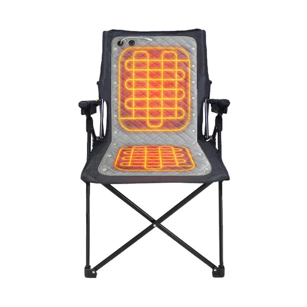 HKM-955027 Portable Heated Seat Cushion for Outdoor and Office Use, Cordless USB Battery-Powered Electric Heating Pad