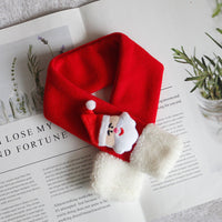 HKM-9550397 Christmas Pet Scarf and Hat Set with Cloaks and Seasonal Accessories for Dogs and Cats