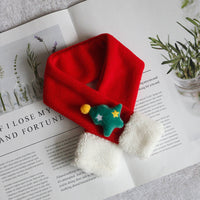 HKM-9550397 Christmas Pet Scarf and Hat Set with Cloaks and Seasonal Accessories for Dogs and Cats