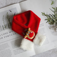 HKM-9550397 Christmas Pet Scarf and Hat Set with Cloaks and Seasonal Accessories for Dogs and Cats