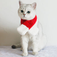 HKM-9550397 Christmas Pet Scarf and Hat Set with Cloaks and Seasonal Accessories for Dogs and Cats