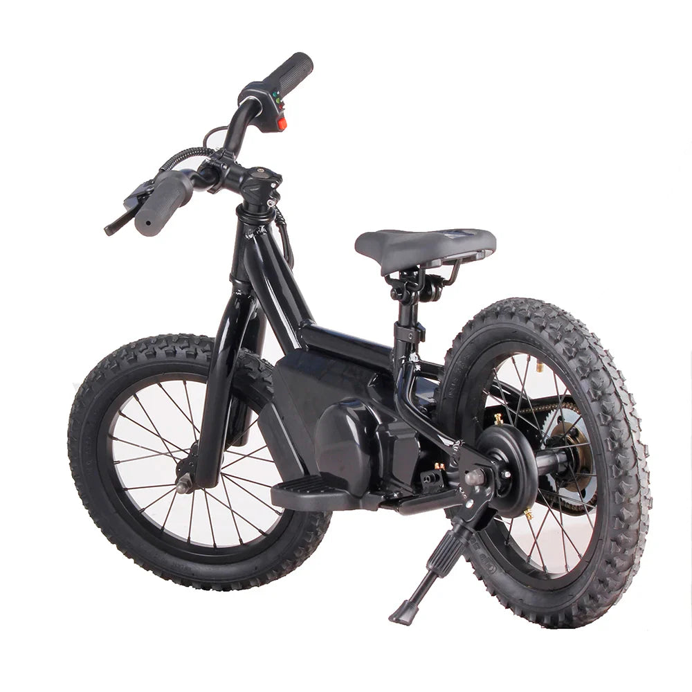 HKM-955091 14-Inch Electric Balance Bike with 250W Motor and Lithium Battery for Kids Ages 2-5, Off-Road Capable