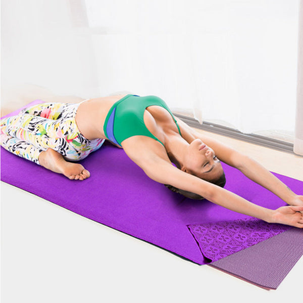 HKM-955091 Yoga Towel - Anti-Slip Sweat Absorbing Mat, Multiple Colors Available (183 x 63 cm)