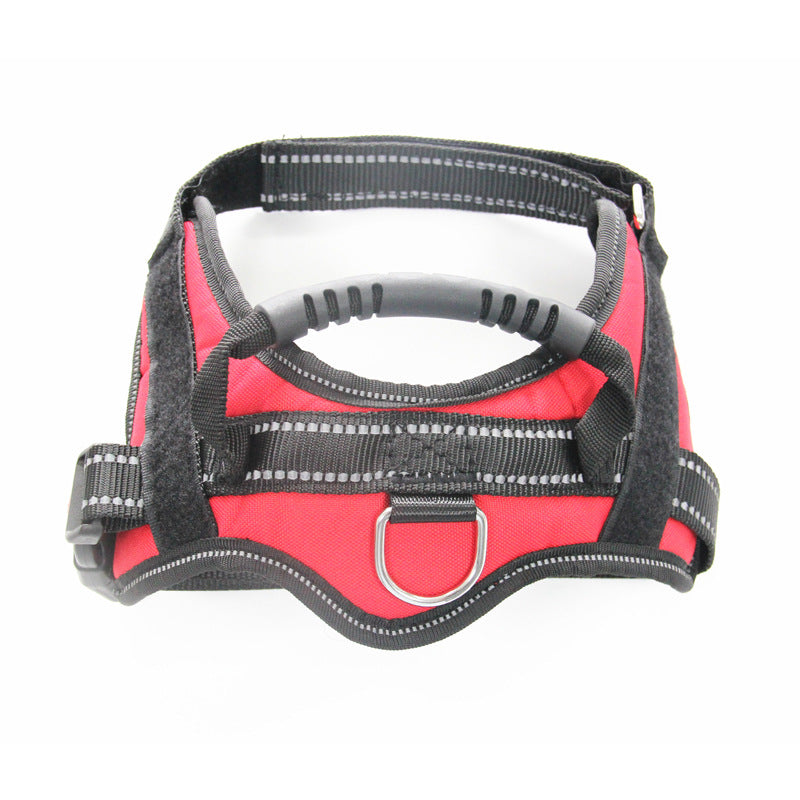 HKM-9551293 Pet Hand-Holding Rope Chest Strap Vest with Leash in Multiple Colors