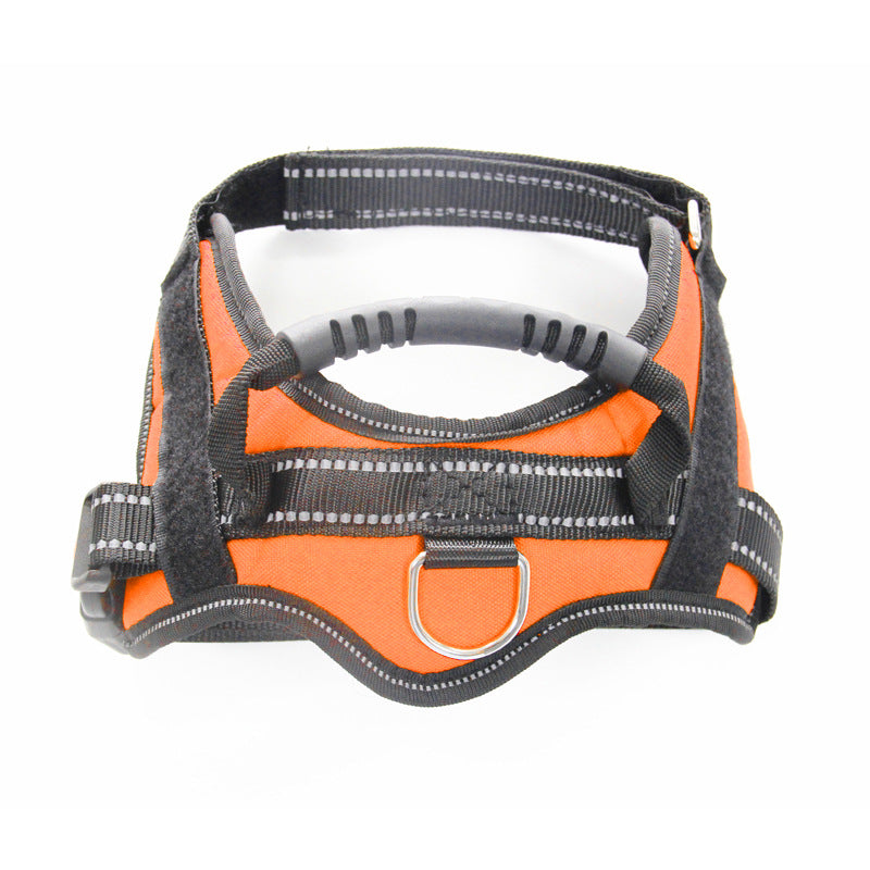 HKM-9551293 Pet Hand-Holding Rope Chest Strap Vest with Leash in Multiple Colors