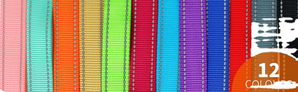 HKM-9551805 Reflective Pet Rope Leash for Dogs - Multiple Color Options Available