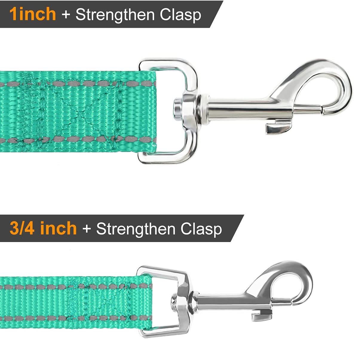 HKM-9551805 Reflective Pet Rope Leash for Dogs - Multiple Color Options Available