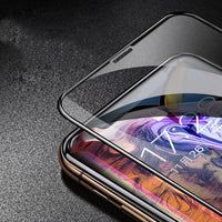 HKM-955219 Tempered Glass Anti-Peeping Screen Protector for iPhone Models – High Definition, Anti-Fingerprint, Scratch Resistant