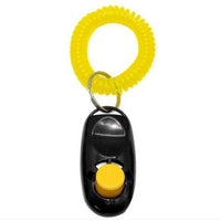 HKM-9552829 Dog Training Clicker with Key Ring and Wrist Strap - 7 Color Options