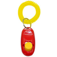 HKM-9552829 Dog Training Clicker with Key Ring and Wrist Strap - 7 Color Options