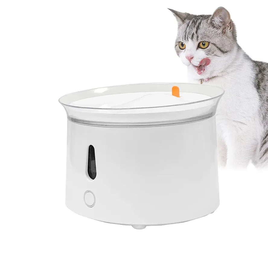 HKM-955283 Automatic Pet Water Fountain with 2.4L Recirculating Filter for Dogs and Cats