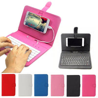 HKM-955347 Ultra-Thin Leather Case with Bluetooth Keyboard for Mobile Devices, 10M Range, Long Battery Life