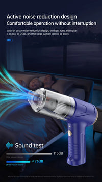 HKM-955411 High Power Brushless Motor Vacuum Cleaner for Vehicles | Strong Suction with HEPA Filtration