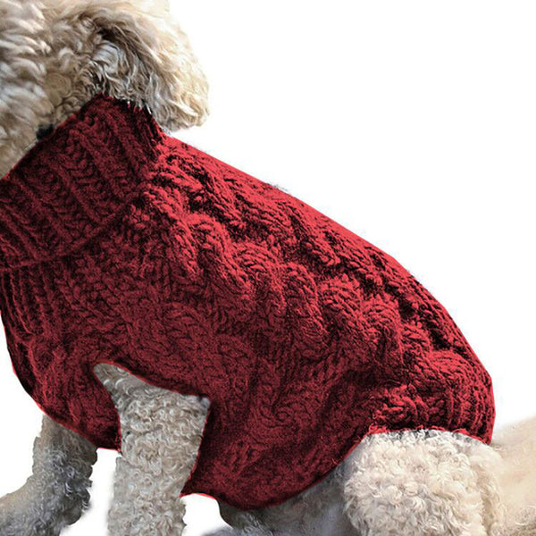 HKM-9555773 Cozy Knit Sweaters for Small and Medium Dogs in Various Colors