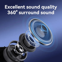 HKM-955667 Mini Waterproof Portable Bluetooth Speaker with Hi-Fi Bass and RGB LED Lights for Outdoor Use and Gaming
