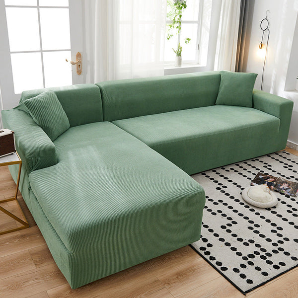 HKM-955731 Modern Minimalist Stretch Sofa Cover - Solids in Various Colors, Multiple Sizes Available