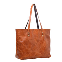 HKM-955731 Women’s Genuine Leather Tote Bag, Vintage Full Grain Cowhide with Cotton Lining, Versatile Double Handle Shoulder Bag for All Seasons