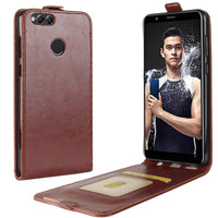 HKM-955923 Stylish Wallet Case for Huawei Honor 7X - TPU and Leather with Card Slots