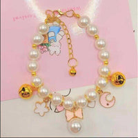 HKM-9559741 Cartoon Decorative Collar for Small and Medium Dogs with Bow and Bell Options