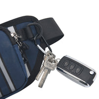 HKM-9559997 Outdoor Sports Waist Bag with Dog Leash and Garbage Bags - Waterproof, Breathable, Wear-Resistant