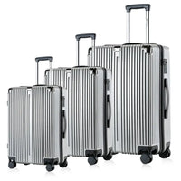 HKM-956051 20 Inch and 24 Inch Wheeled Luggage Set for Travel - 3 Piece Cabin Suitcase Collection