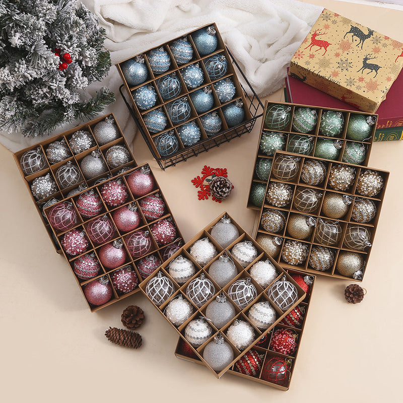 HKM-956115 Handmade Christmas Tree Gift Ball - Modern Simplicity Decoration in Various Colors