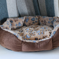 HKM-9561789 Octagonal Lamb Wool Doghouse for Cozy Pet Comfort