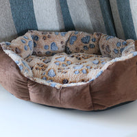 HKM-9561789 Octagonal Lamb Wool Doghouse for Cozy Pet Comfort