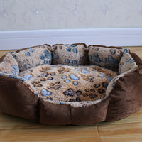 HKM-9561789 Octagonal Lamb Wool Doghouse for Cozy Pet Comfort