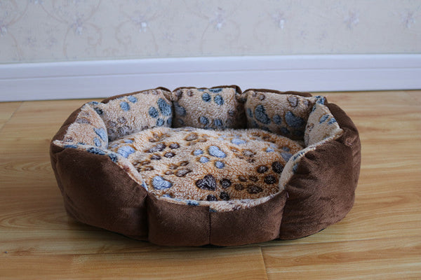 HKM-9561789 Octagonal Lamb Wool Doghouse for Cozy Pet Comfort