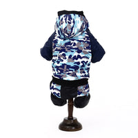 HKM-9562173 Camouflage Hooded Pet Clothing for Autumn and Winter - Available in Multiple Sizes