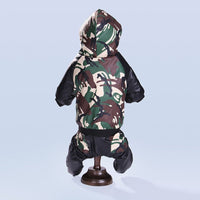 HKM-9562173 Camouflage Hooded Pet Clothing for Autumn and Winter - Available in Multiple Sizes